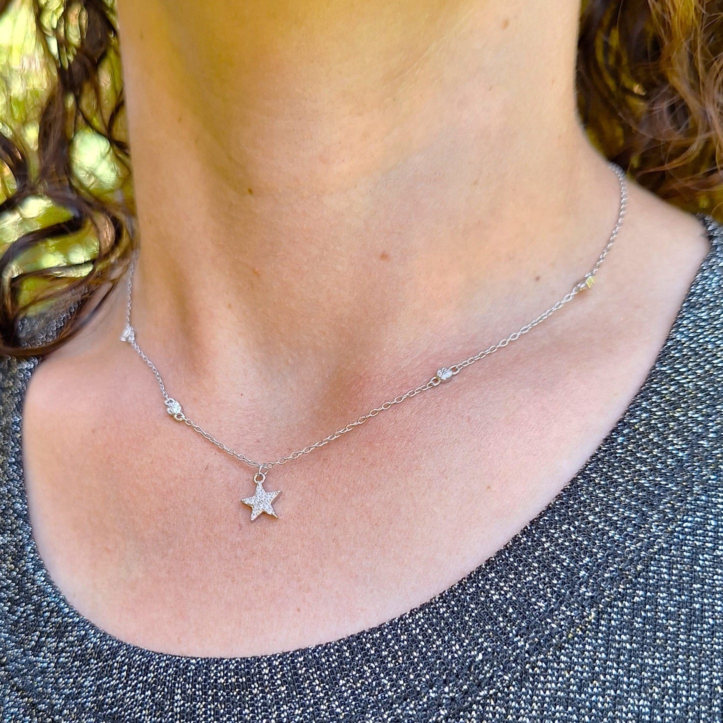 Collar Brilla Siempre, plata 925