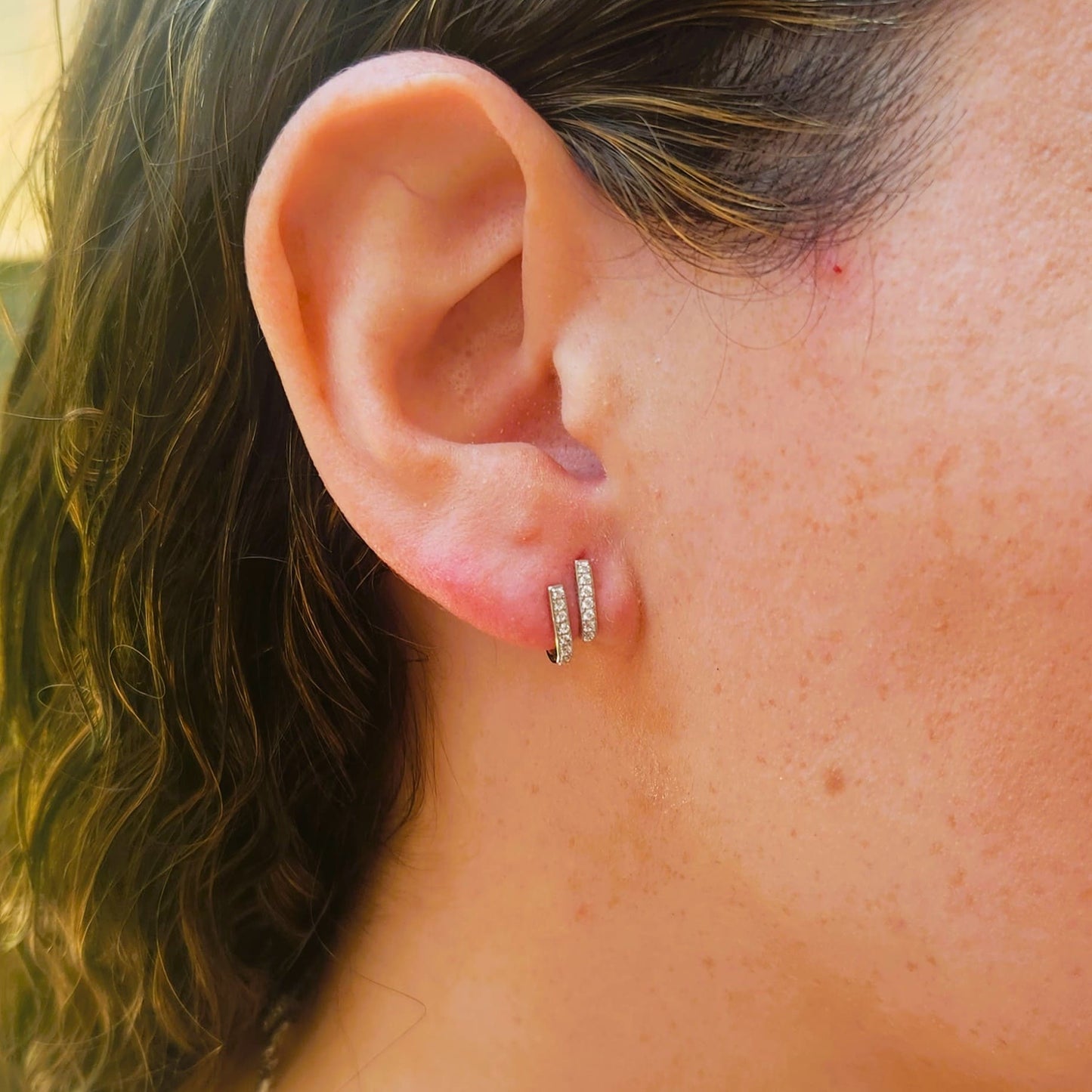 Aro Minimalista Brillante, plata 925