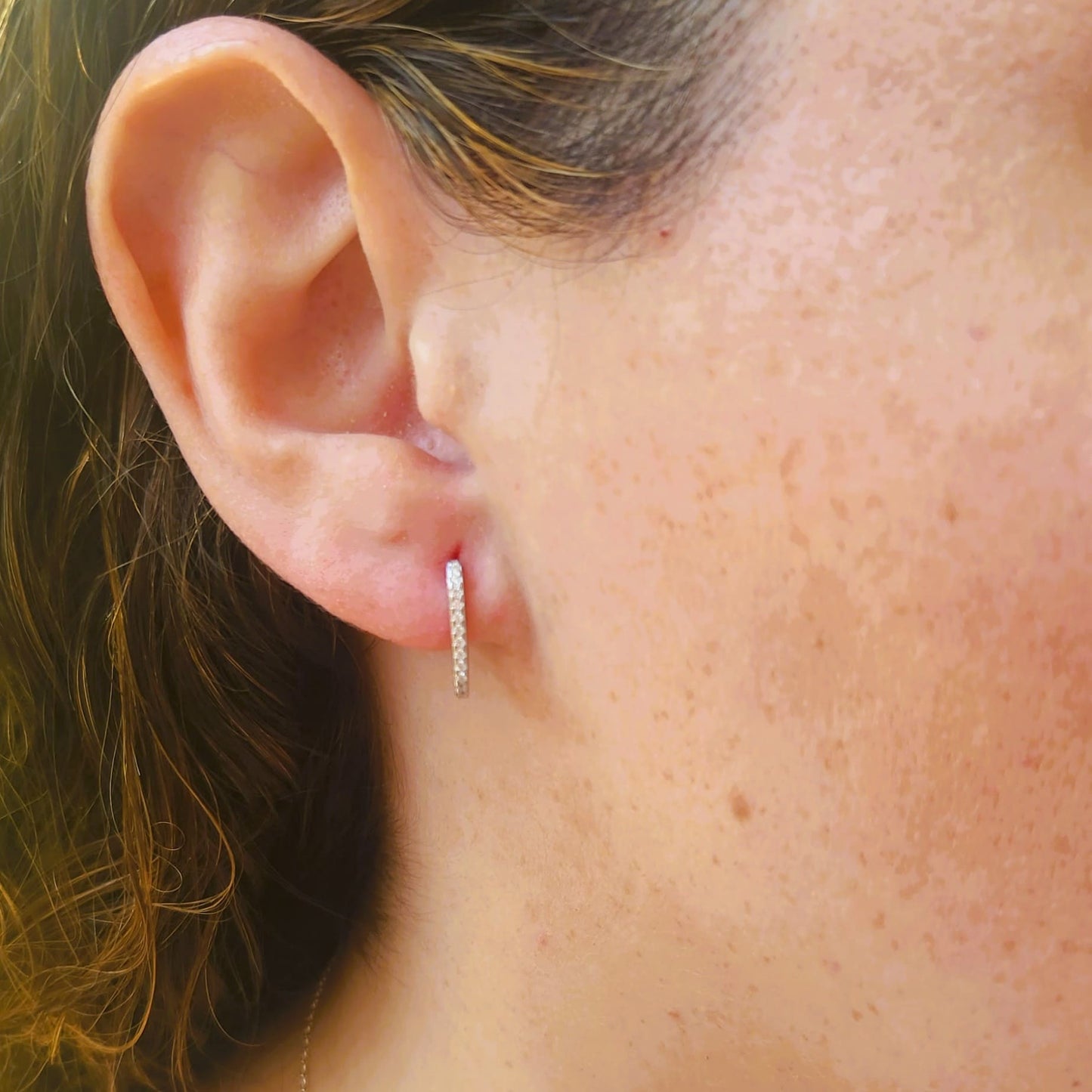 Argolla Elegancia cuadrada 14mm, plata 925
