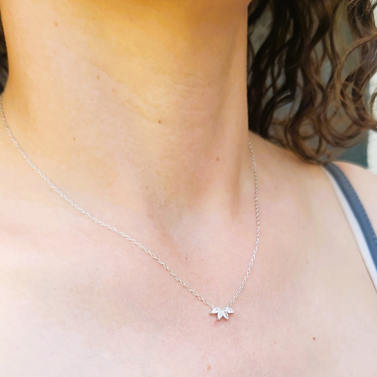 Collar Brisa de Cristal, Plata 925