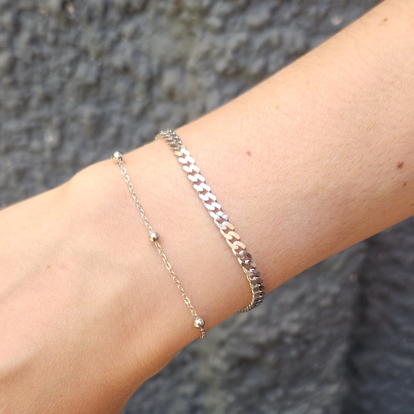 Pulsera Sutileza en Cada Esfera, plata 925