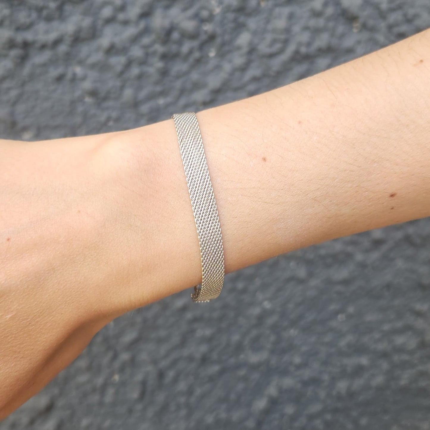 Pulsera Tejido de Luz, plata 925