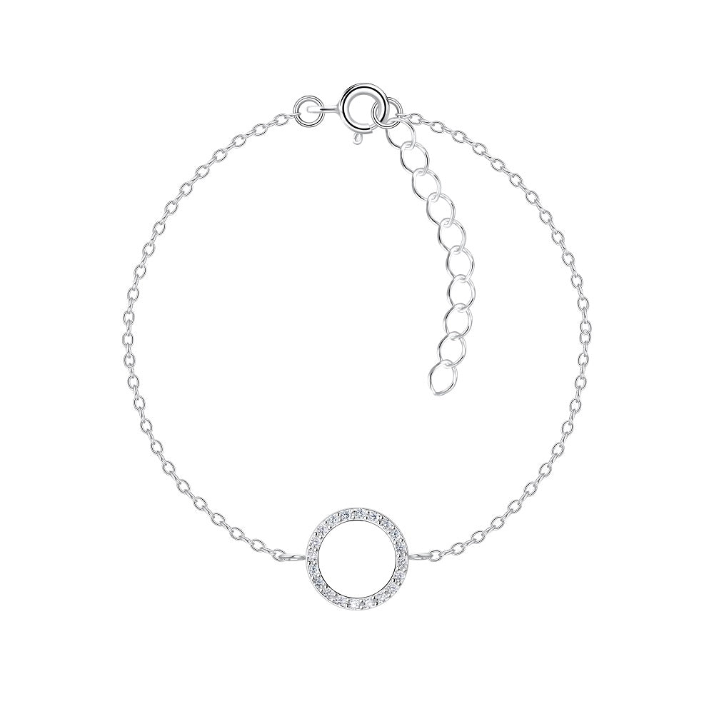 Pulsera Círculo de Luz, plata 925