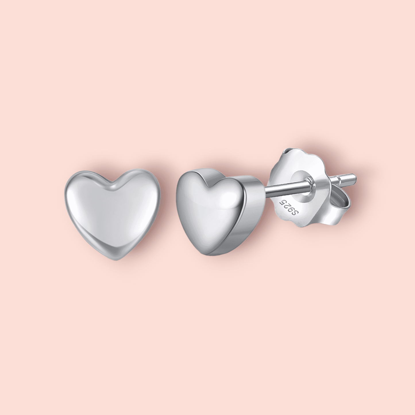 Aro de Corazón Minimalista, plata 925