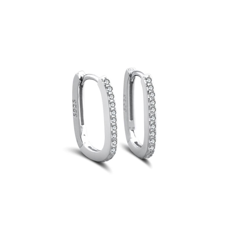 Argolla Elegancia cuadrada 14mm, plata 925