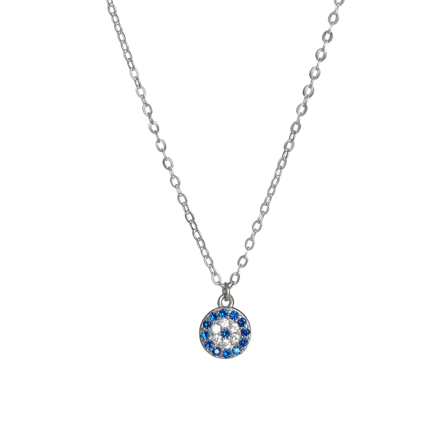 Collar Ojo de la Suerte, Plata 925