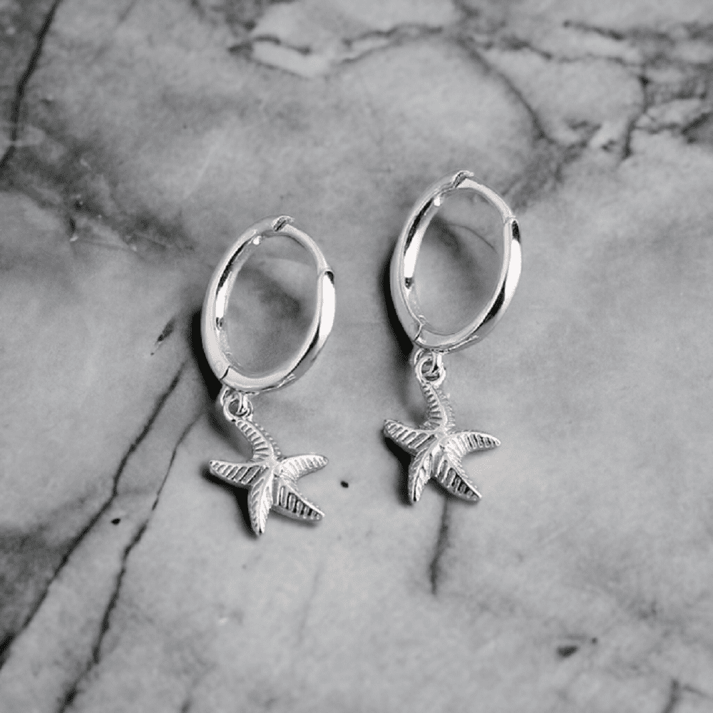 Argolla Estrella de Mar, plata 925