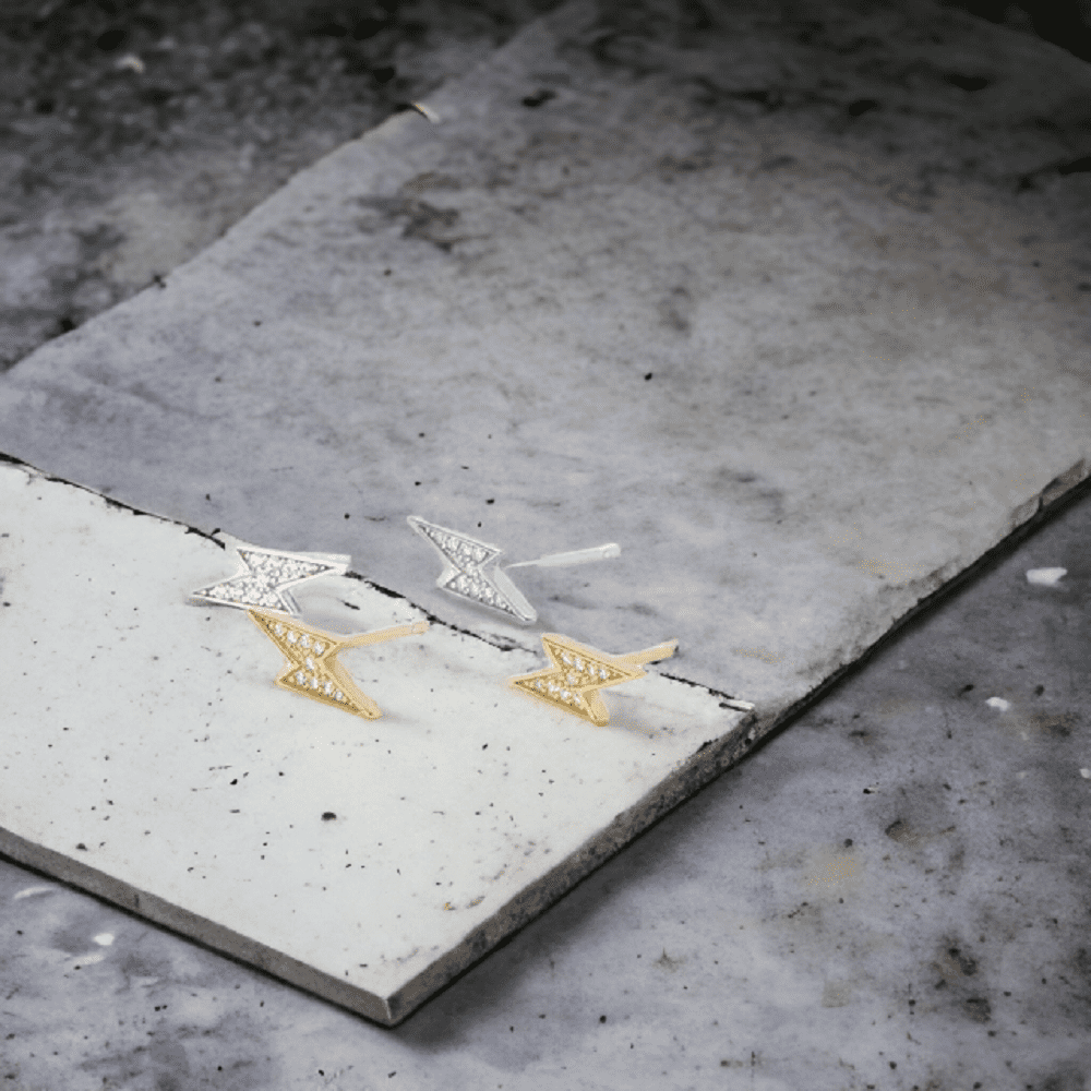 Aro Rayo de Luz, bañado en oro 18K