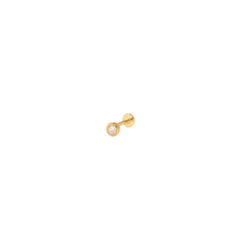 Piercings, bañada en oro 18K (1UNIDAD)