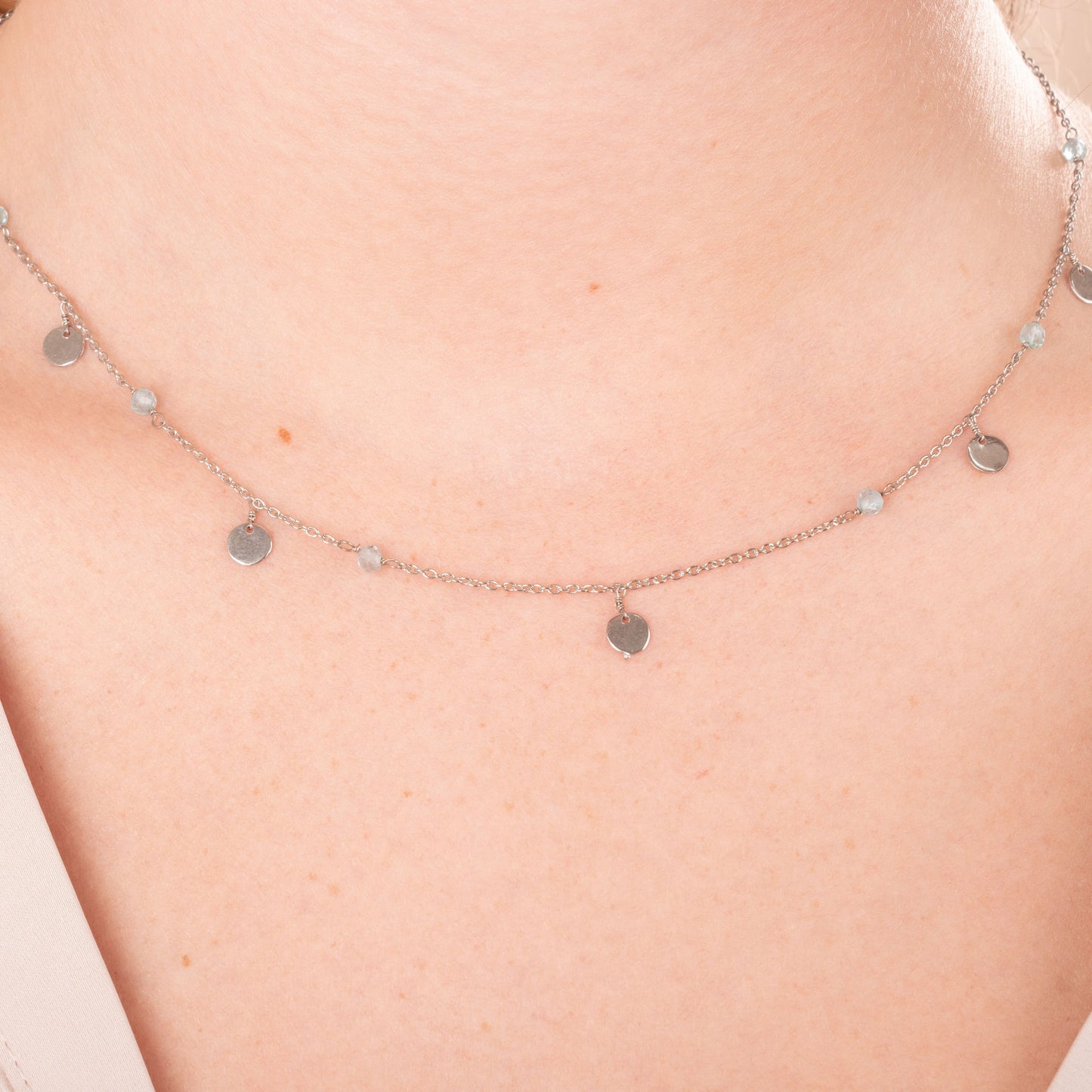 Collar Esencia Celeste, Plata 925