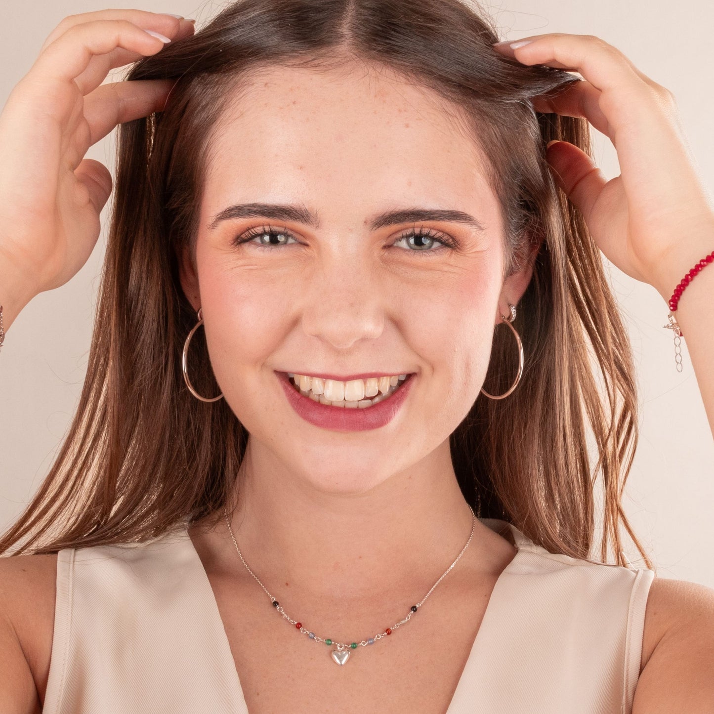 Collar Corazón Esplendor, Plata 925