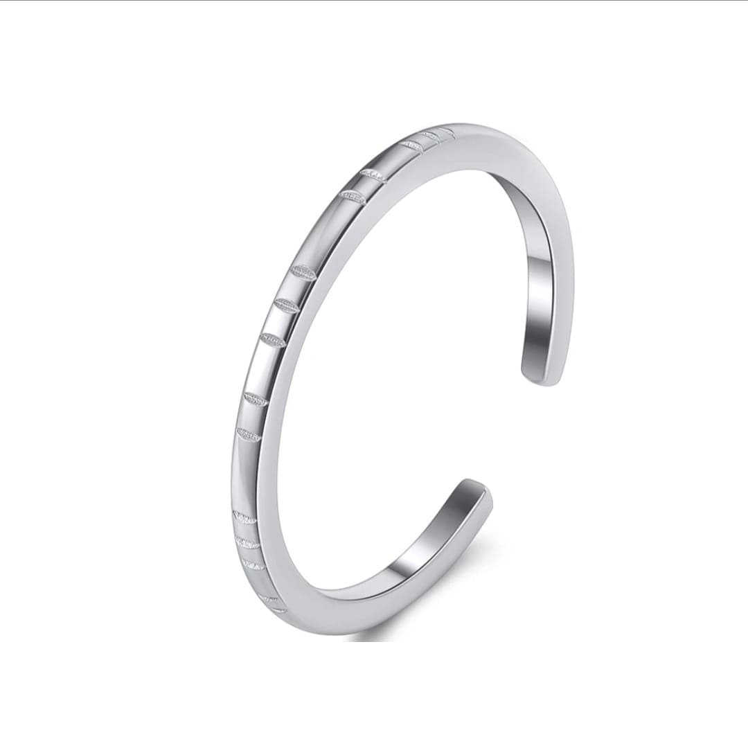 Anillos ajustable, plata 925