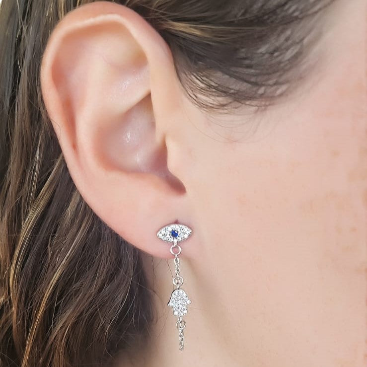 Aro largo Mirada Protectora, plata 925