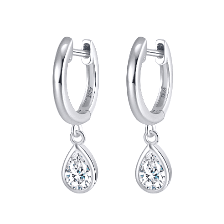 Argolla Gota de Luz, plata 925