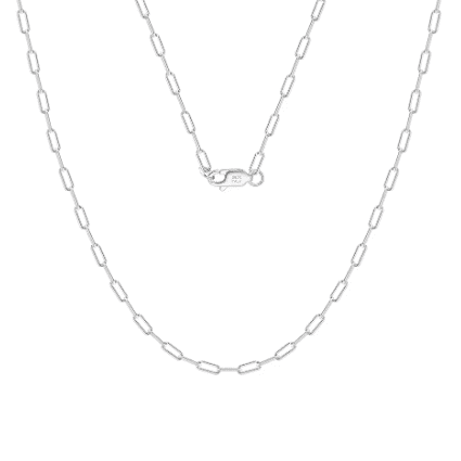 Collar Clip de Luz, Plata 925