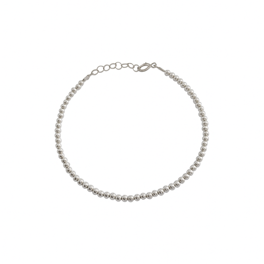 Pulsera Bolitas, plata 925
